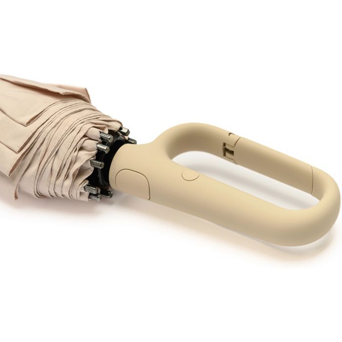 Зонт Krago складна CARBINE 10-спицева повний автомат бежева (umb-14-003) изображение 5