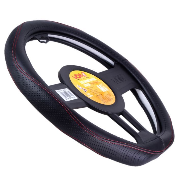 Чехол на руль VITOL M чорн (VLOD-LF2161 BK/RD M) изображение 2