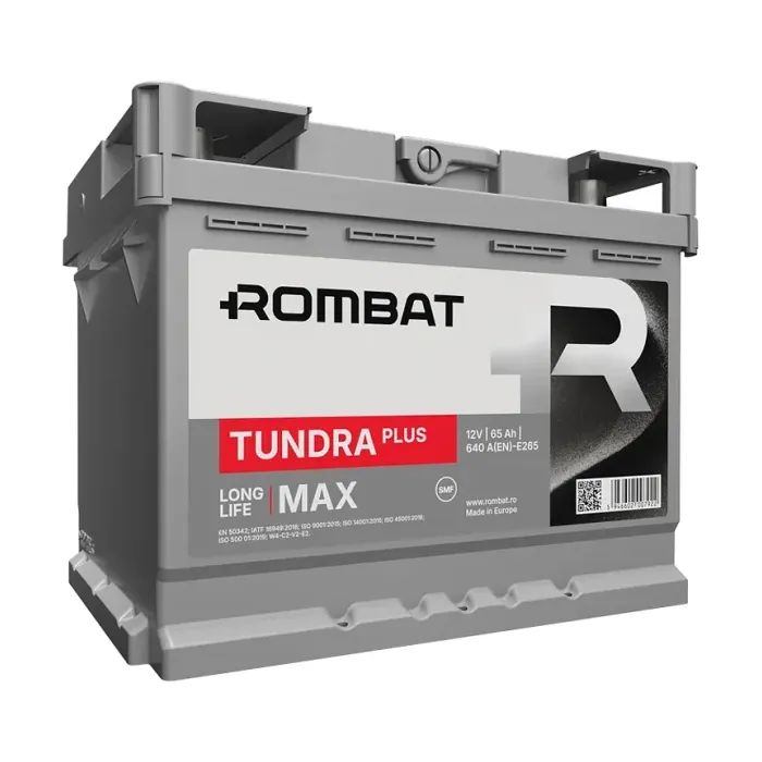 Аккумулятор автомобильный ROMBAT 6CT-65 (0) Tundra Plus E265