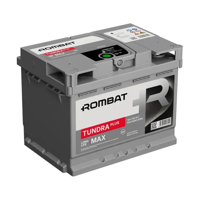 Аккумулятор автомобильный ROMBAT 6CT-65 (0) Tundra Plus E265 изображение 2