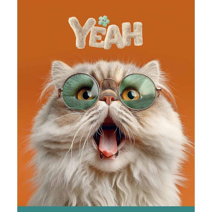 Тетрадь Школярик Star Cat's portraits 36 листов линия (036-3631L) изображение 5