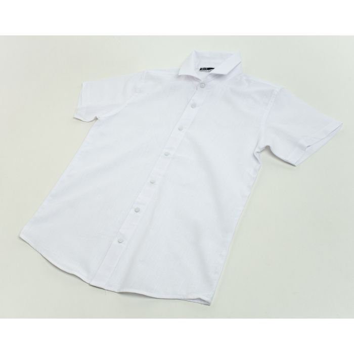 Рубашка детская Blueland с коротким рукавом (13910-158B-white) изображение 2