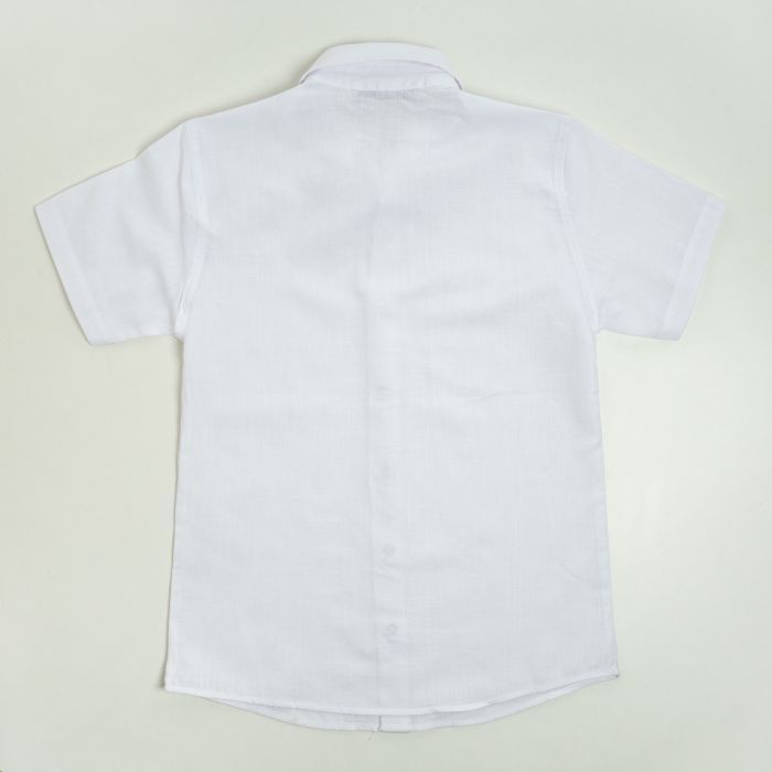 Рубашка детская Blueland с коротким рукавом (13910-158B-white) изображение 4