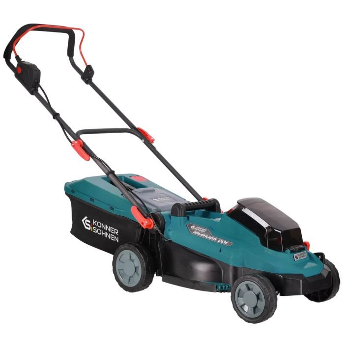 Газонокосилка Konner&Sohnen KS 33LM-20V 20V, 4Ah, 33см, 30л, 25-75мм (KS33LM-20VSET) изображение 4