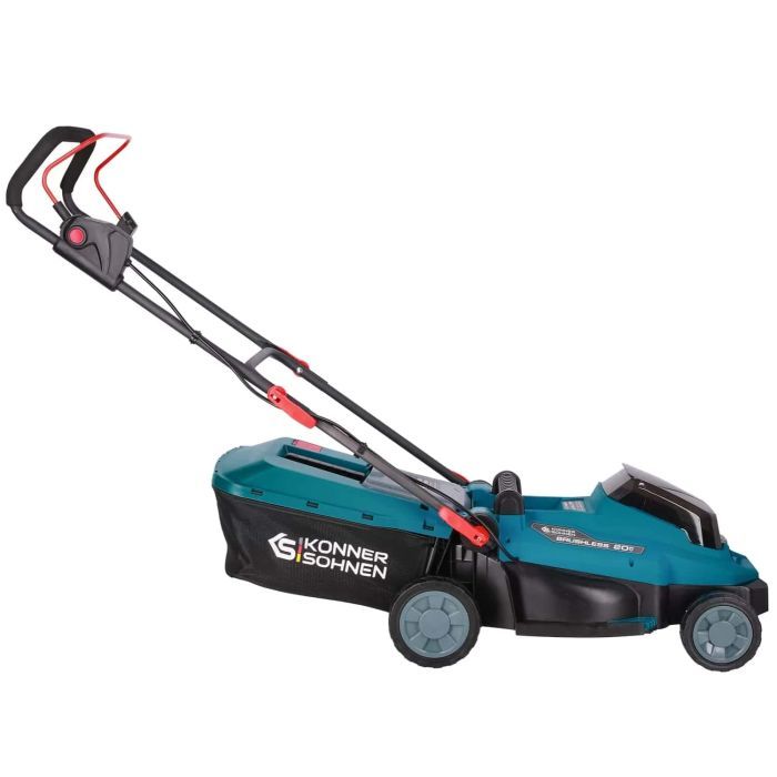 Газонокосилка Konner&Sohnen KS 33LM-20V 20V, 4Ah, 33см, 30л, 25-75мм (KS33LM-20VSET) изображение 5