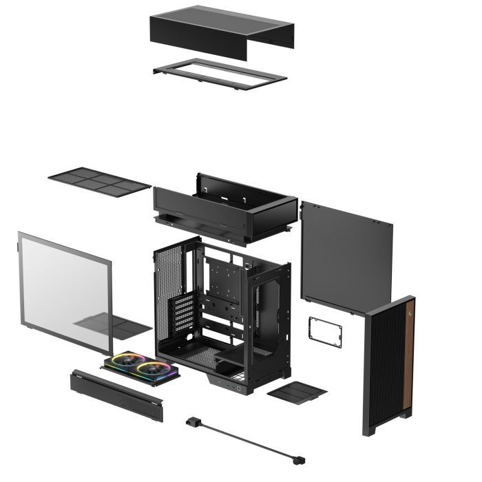 Корпус для ПК Deepcool CL660 Black (R-CL660-BKNNA0-G-1) изображение 11