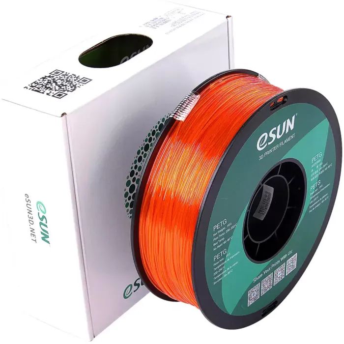 Пластик для 3D-принтера eSUN PETG 1,75mm, 1kg orange (PETG-P175O1)