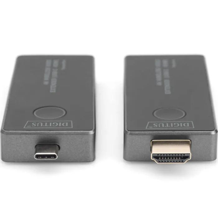 Адаптер HDMI extender 30m USB-C to HDMI 4K UHD wireless black Digitus (DS-55324) изображение 3