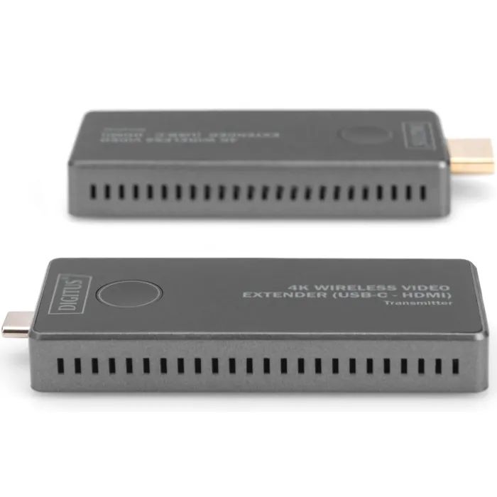 Адаптер HDMI extender 30m USB-C to HDMI 4K UHD wireless black Digitus (DS-55324) изображение 5