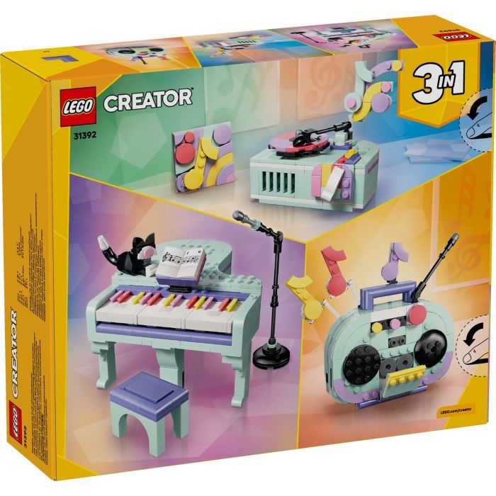 Конструктор LEGO Creator Музыкальный декор «Фортепиано с котом» (31392) изображение 10