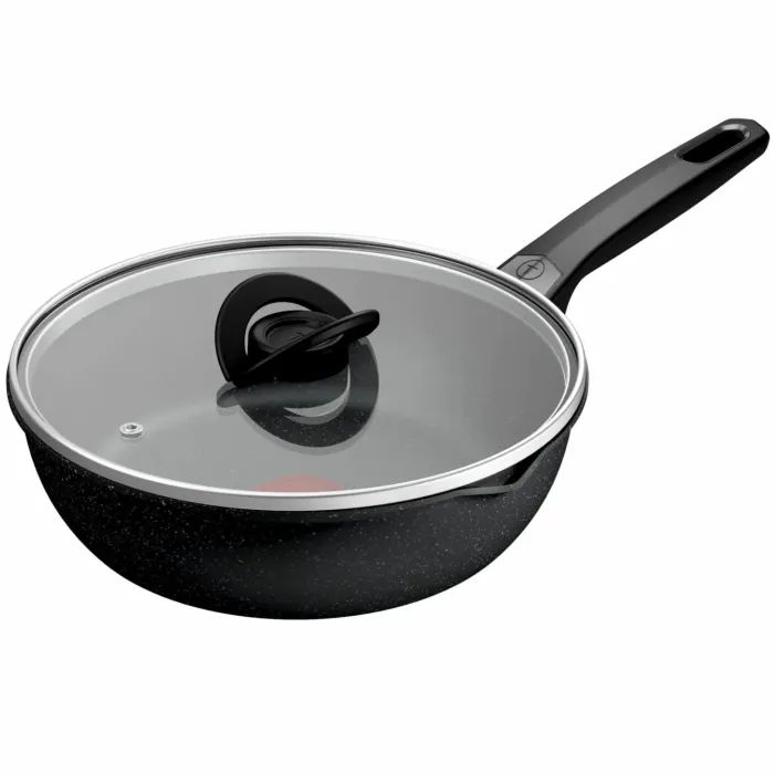 Сковорода Tefal Expertise з кришкою 24см чорний (G3218402)