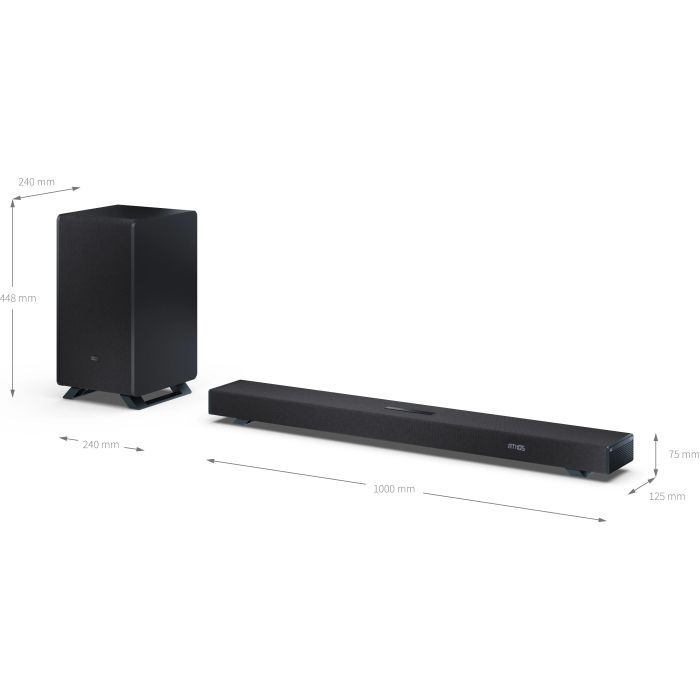 Акустична система Sharp HT-SBW53121 Silver (HT-SBW53121(SL)) зображення 10