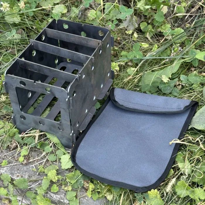 Печь-тресочница Metalzavod 21.3х15х15см 2мм велика з чохлом (SHP-2LCH) изображение 2