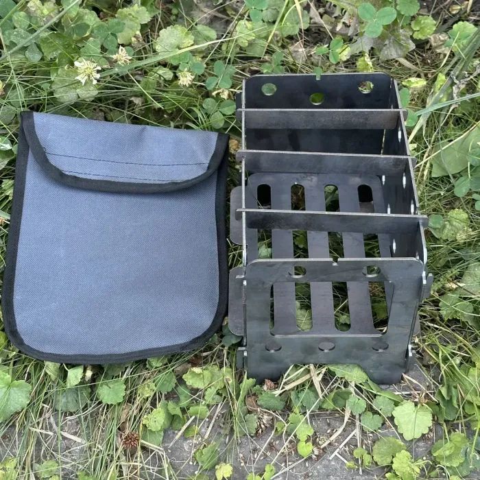 Печь-тресочница Metalzavod 21.3х15х15см 2мм велика з чохлом (SHP-2LCH) изображение 3