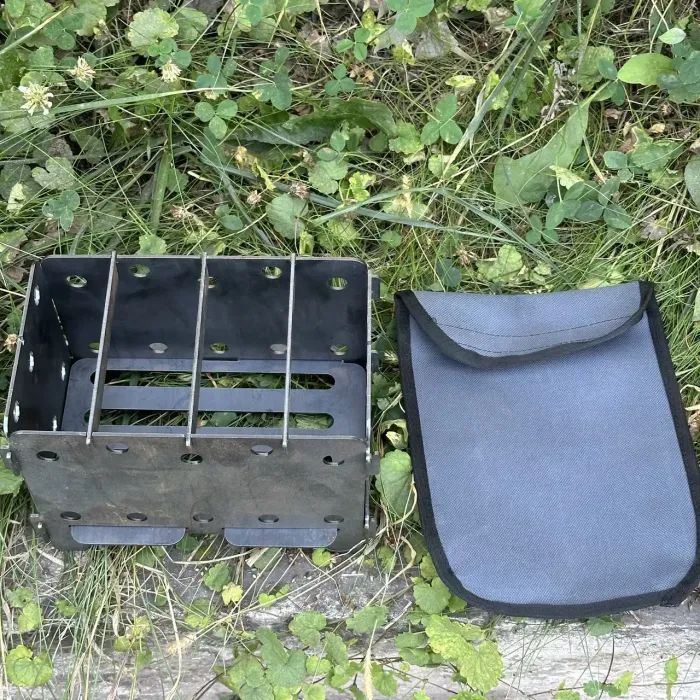 Печь-тресочница Metalzavod 21.3х15х15см 2мм велика з чохлом (SHP-2LCH) изображение 4