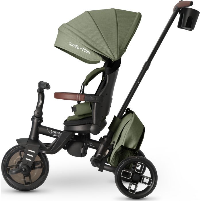 Детский велосипед QPlay Comfo Max складаний триколісний Green (T70 ComfoMaxGreen) изображение 2
