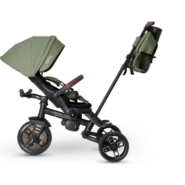Детский велосипед QPlay Comfo Max складаний триколісний Green (T70 ComfoMaxGreen) изображение 5