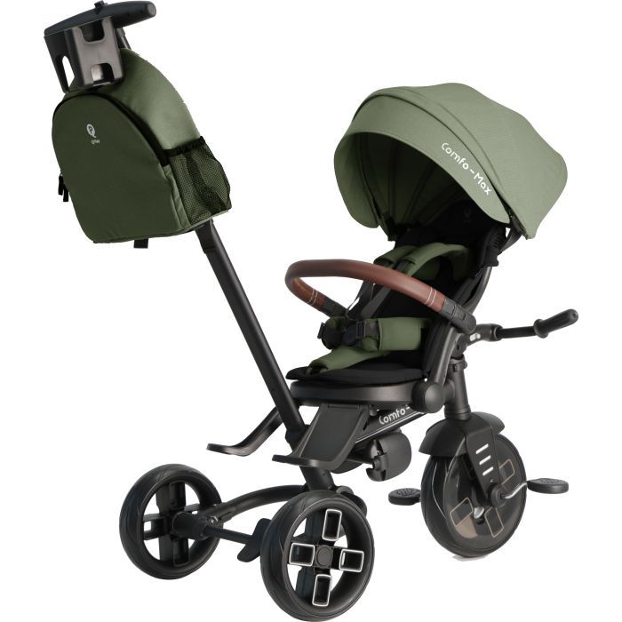 Детский велосипед QPlay Comfo Max складаний триколісний Green (T70 ComfoMaxGreen) изображение 8