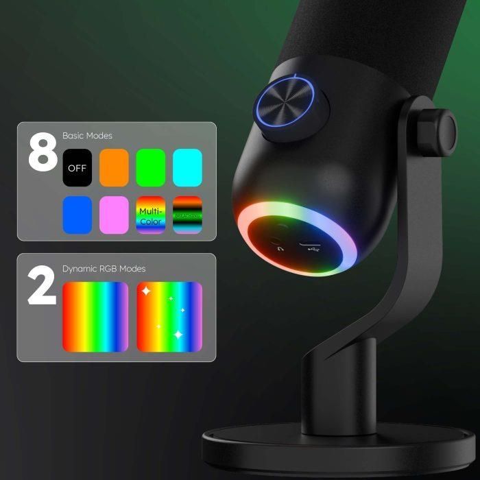 Микрофон Streamplify MIC MINI-48-RGB-ST Black (SPMC-MM1C327.11) изображение 15