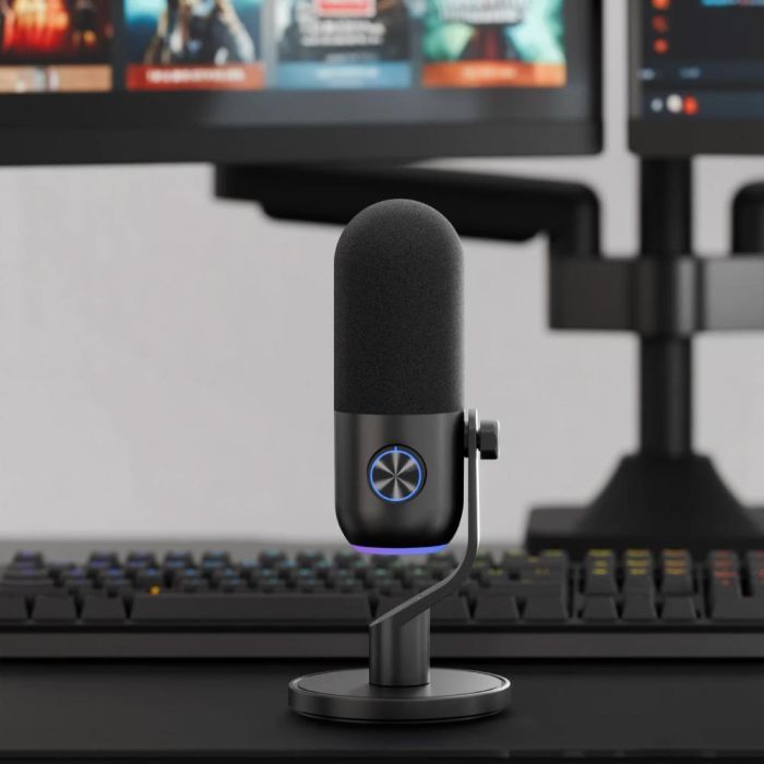 Микрофон Streamplify MIC MINI-48-RGB-ST Black (SPMC-MM1C327.11) изображение 8