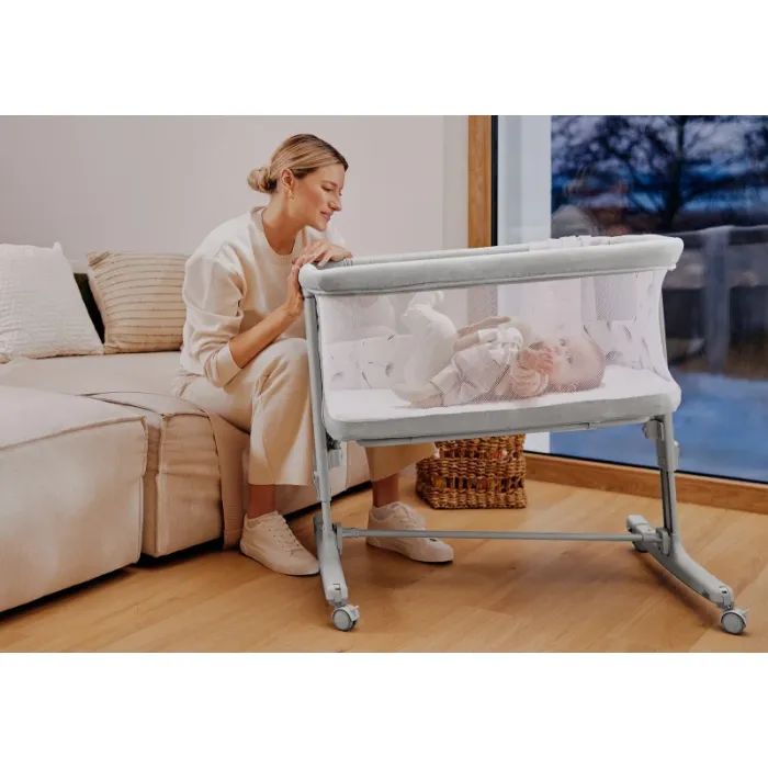 Кроватка Lionelo приставная AURORA BEIGE CAPPUCCINO (LO-AURORA BEIGE CAPPUCCINO) изображение 8
