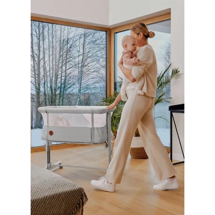 Кроватка Lionelo приставная AURORA BEIGE CAPPUCCINO (LO-AURORA BEIGE CAPPUCCINO) изображение 9
