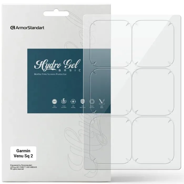 Плівка захисна Armorstandart Matte hydrogel Garmin Venu Sq 2 6 pcs (ARM92035)