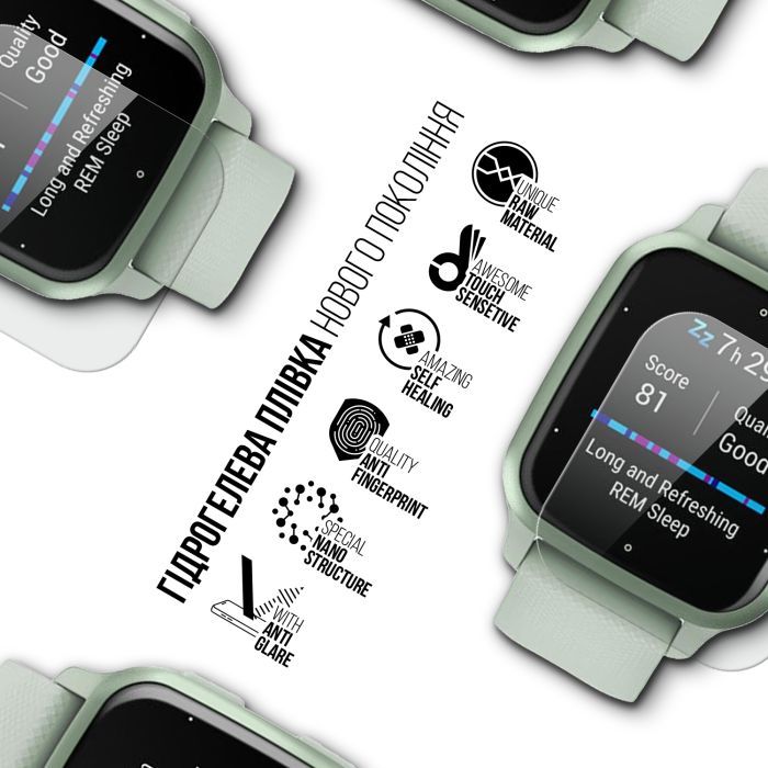 Плівка захисна Armorstandart Matte hydrogel Garmin Venu Sq 2 6 pcs (ARM92035) зображення 2