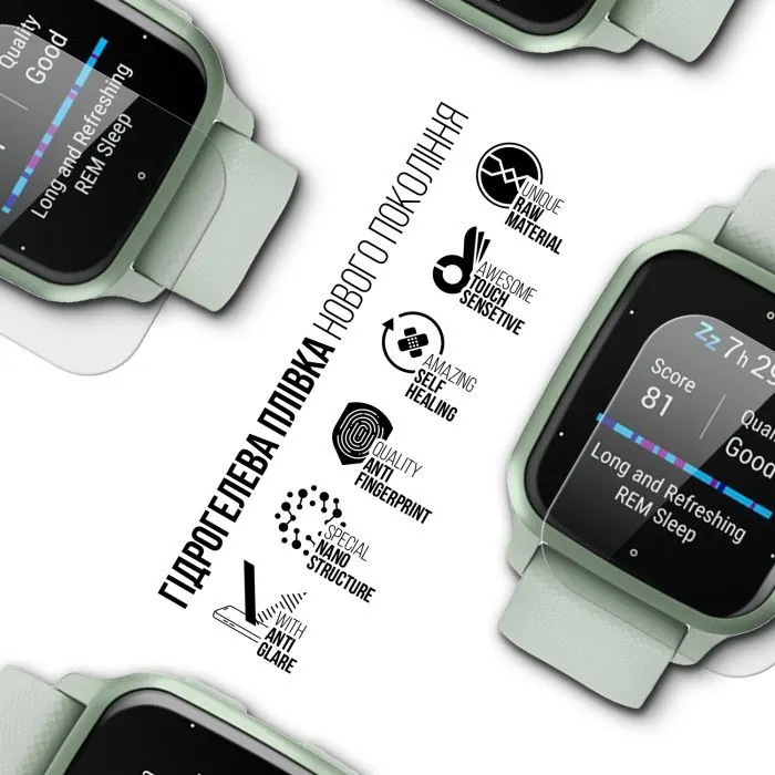Плівка захисна Armorstandart Matte hydrogel Garmin Venu Sq 2 6 pcs (ARM92035) зображення 2