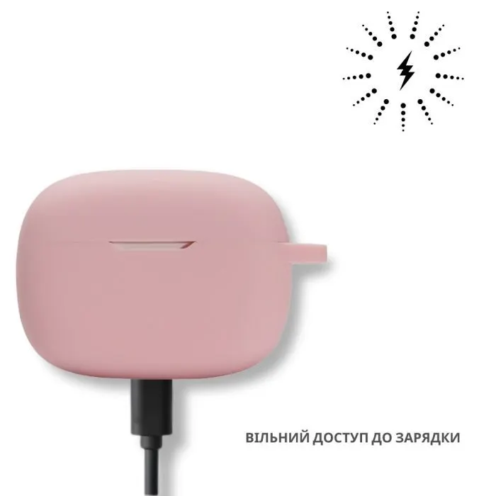 Чохол для навушників BeCover Silicon для JBL Wave Beam 2 Pink (714821) зображення 4