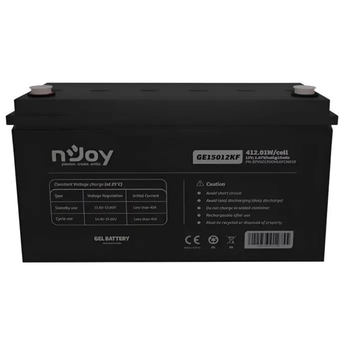 Батарея к ИБП nJoy 12V 150Ah (BTVGCLTODHLKFCN01B) GEL (GE15012KF)