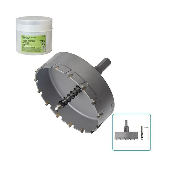 Сверло Alloid Base, корончате, твердосплавне, по металу, 90мм (TS-10090) изображение 8