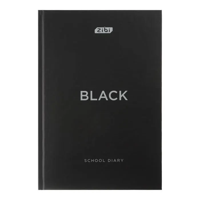 Дневник школьный ZiBi BLACK А5, 40 листов, твердая обложка (ZB.13760-01)