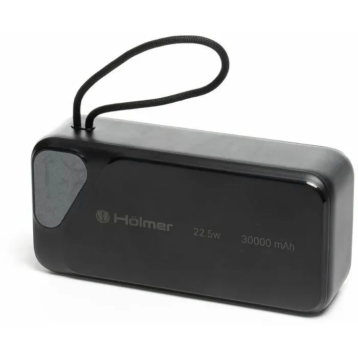 Батарея универсальная Hölmer NRG-02 Cheetah 30000mAh 22.5W Black (NRG-02 Cheetah) изображение 2