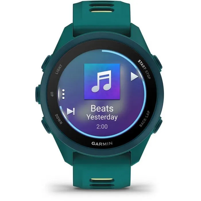 Смарт-часы Garmin Forerunner 170 Music, GPS, WiFi, Teal Green/Citron, GPS смарт-годинник (010-03920-12) изображение 2