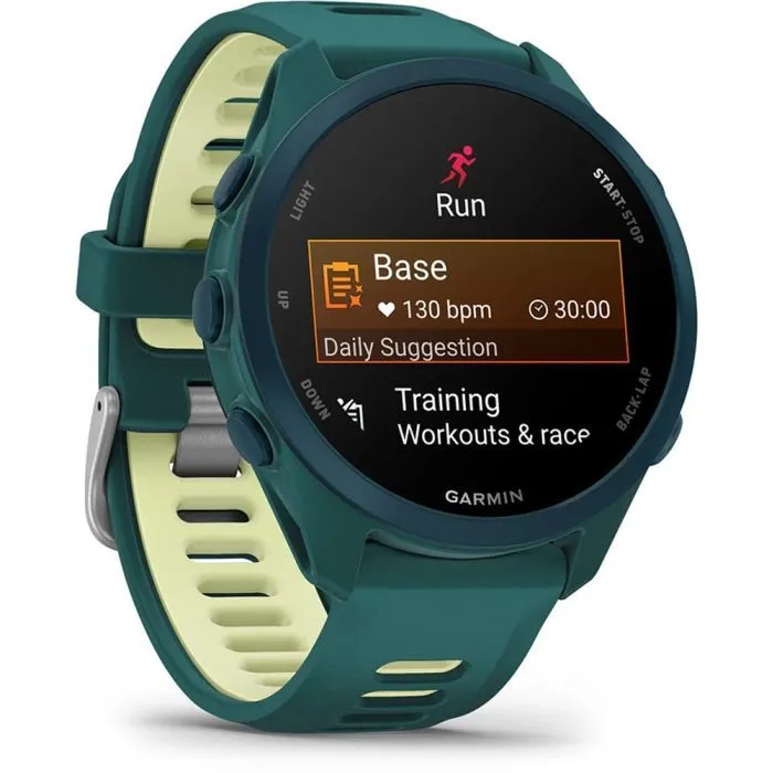 Смарт-часы Garmin Forerunner 170 Music, GPS, WiFi, Teal Green/Citron, GPS смарт-годинник (010-03920-12) изображение 3