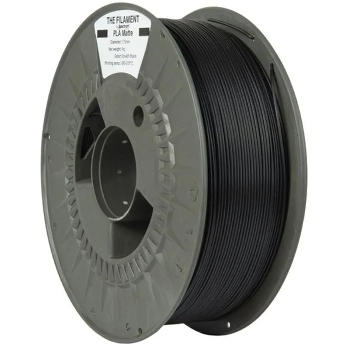 Пластик для 3D-принтера The Filament PLA Matte 1.75mm 1kg BLACK, STEALTH (TF-24208)
