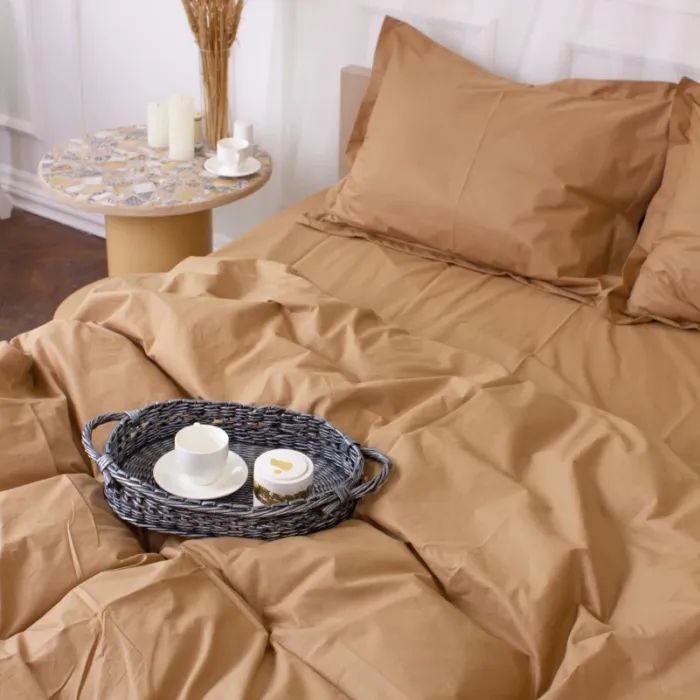 Постільна білизна MirSon Poplin Line 015 Sandy 143 x 210 (2200006278023) зображення 3