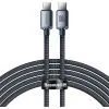Дата кабель USB-C to USB-C 2.0m 100W black Baseus (CAJY000701) изображение 2