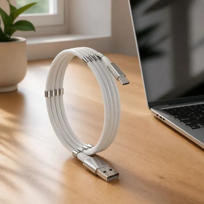 Дата кабель USB 2.0 AM to USB-C 1.0m 2.4A white XoKo (XK-UTC-001-WH) изображение 4