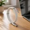 Дата кабель USB 2.0 AM to USB-C 1.0m 2.4A white XoKo (XK-UTC-001-WH) изображение 4