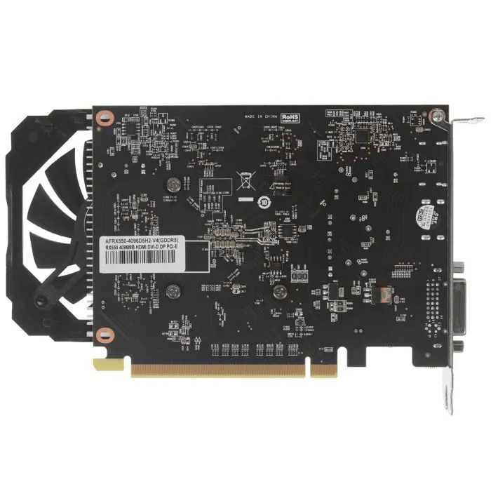 Видеокарта Afox Radeon RX 550 4Gb (AFRX550-4096D5H2-V4) изображение 6