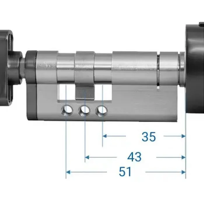 Розумний замок SEVEN LOCK SL-7773BF black (SL7773BFb(40-106)) зображення 4