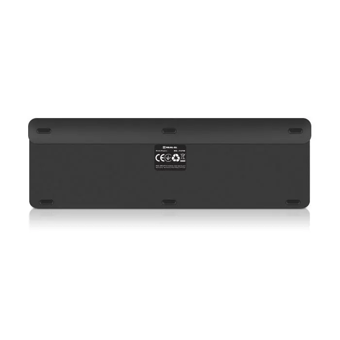 Клавіатура REAL-EL RK-737W Wireless/Bluetooth Black/Grey (EL123100060) зображення 8