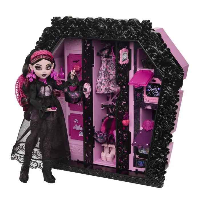 Лялька Monster High Набір з лялькою Дракулора "Шафа жахо-образів" (JMG63)