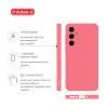 Чохол до мобільного телефона Intaleo Silicone Samsung Galaxy A35 Pink (1283126600180) зображення 4