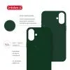 Чохол до мобільного телефона Intaleo SoftShell Apple iPhone 16 Plus Dark Green (1283126609237) зображення 4