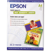 Фотобумага Epson A4 Photo Quality Self AdhesiveSheet (C13S041106)