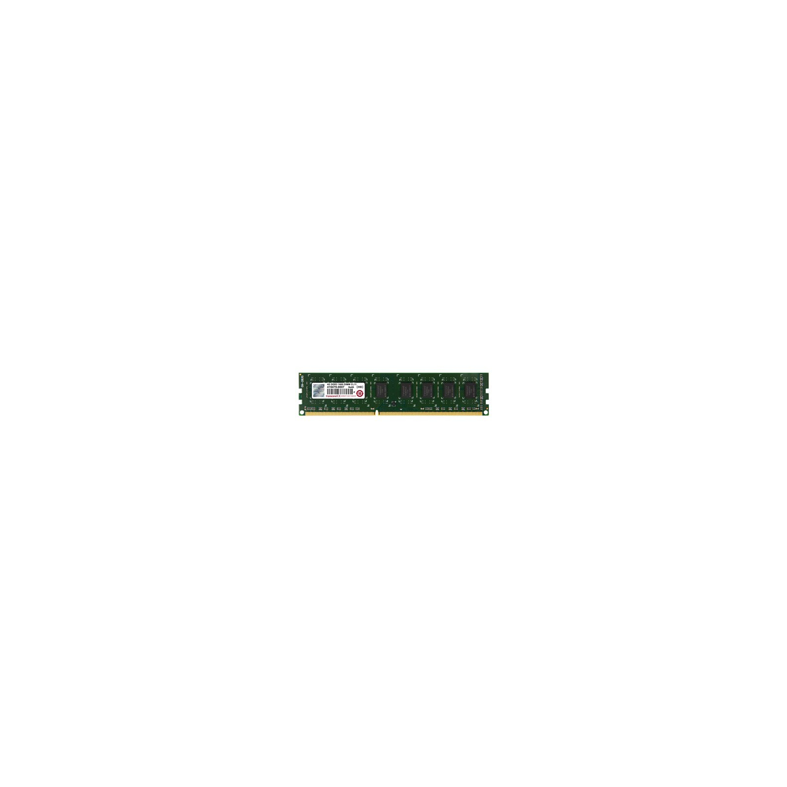 Модуль памяти для компьютера DDR3 4GB 1600 MHz Transcend (JM1600KLN-4G)