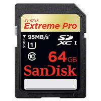 Карта памяти SanDisk 64Gb SDXC eXtremePro UHS-I (SDSDXPA-064G-X46)